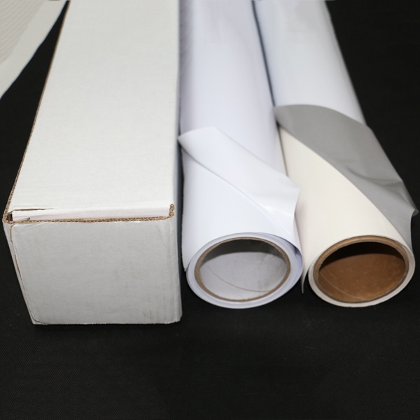 Gray Back Sticker Self Adhesive Vinyl-Grey Back